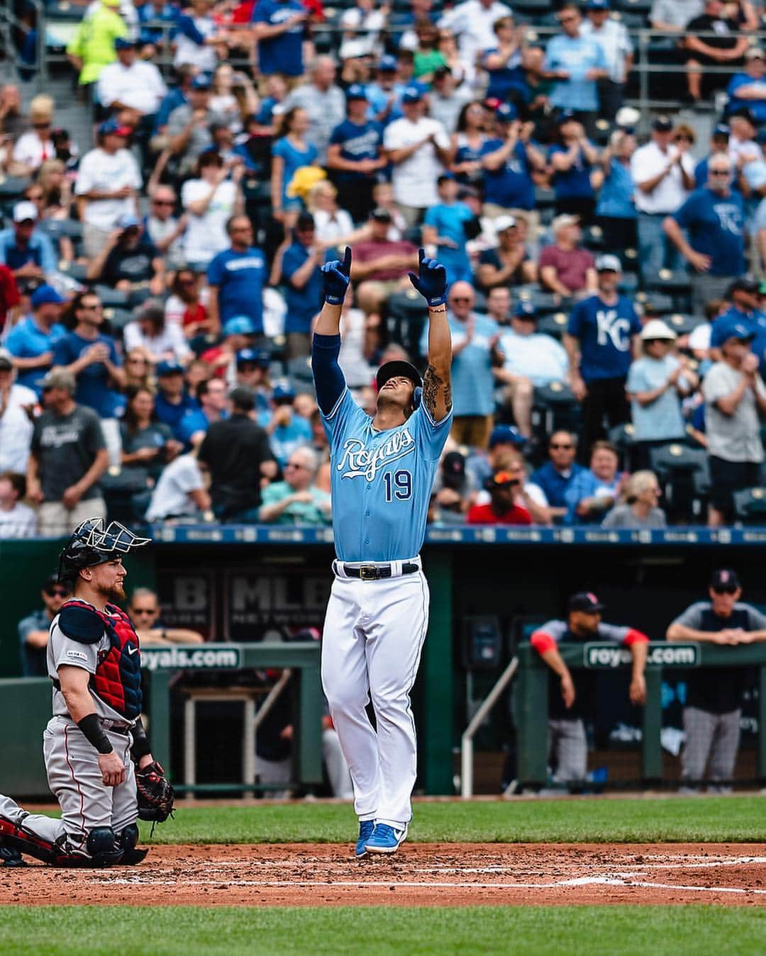 カンザスシティ・ロイヤルズさんのインスタグラム写真 - (カンザスシティ・ロイヤルズInstagram)「Ches go BOOM (again). #AlwaysRoyal」6月7日 3時29分 - kcroyals