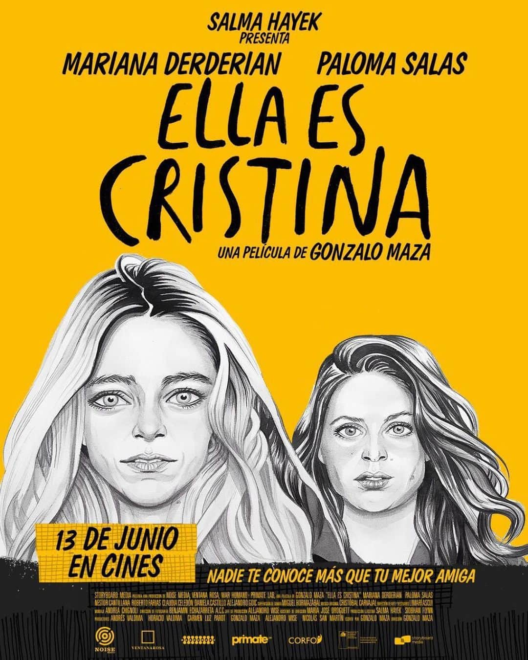 サルマ・ハエックさんのインスタグラム写真 - (サルマ・ハエックInstagram)「A todos mis amigos de Chile les recomiendo que vayan a ver Ella es Cristina que se estrena hoy en Chile. Muchas felicidades Gonzalo Maza! #ellaescristina #gonzalomaza #estrenonacional #chilechileno @maliki4ojos」6月7日 3時27分 - salmahayek