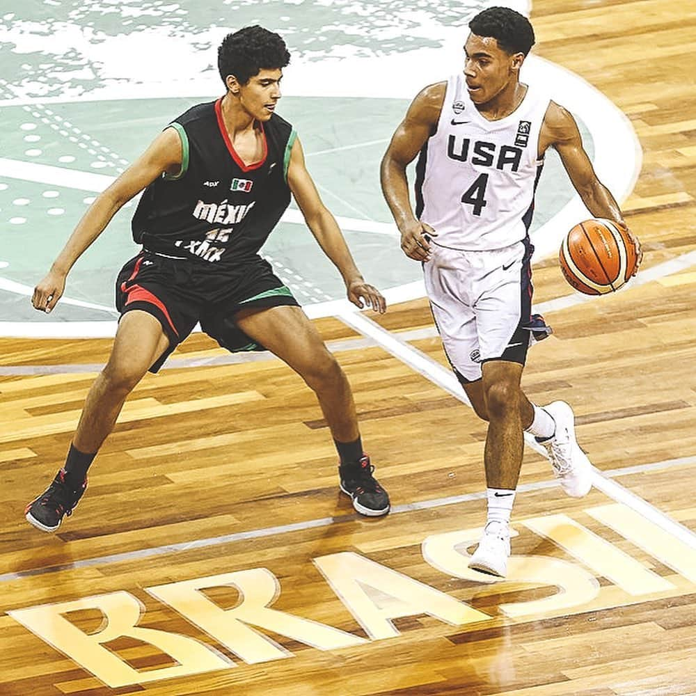 USA Basketballさんのインスタグラム写真 - (USA BasketballInstagram)「↔️ The USA Men’s U16 National Team ROLLED through teams in the #FIBAU16Americas preliminary round in Brazil 👍」6月7日 3時37分 - usabasketball