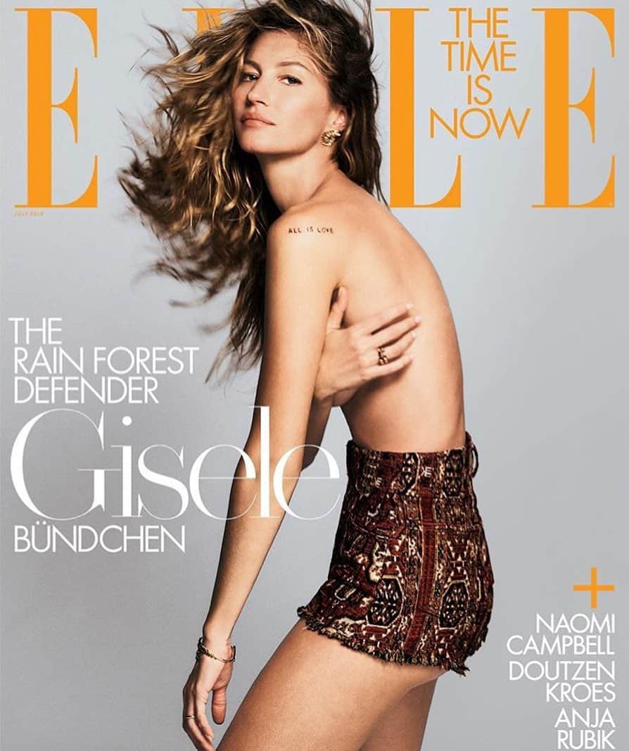 IMG Modelsさんのインスタグラム写真 - (IMG ModelsInstagram)「The Time is Now. ⏰ #GiseleBundchen (@gisele) covers @elleusa’s @conservationorg issue. #📷 @chriscolls #👗 @ilona_hamer #⭐️ #IMGstars」6月7日 4時19分 - imgmodels