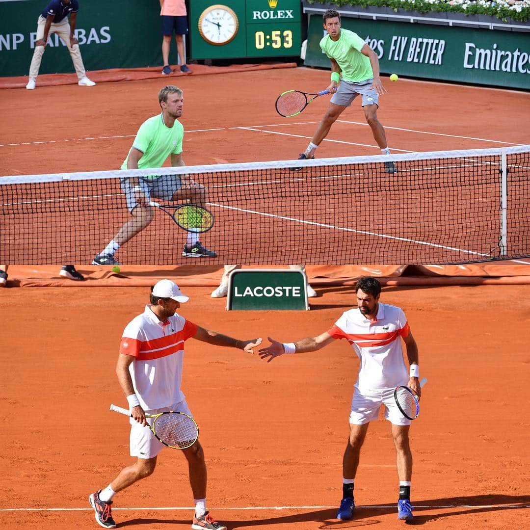 ATP World Tourさんのインスタグラム写真 - (ATP World TourInstagram)「The men's doubles final at #RG19 is set 👊  Are the Germans or the French pair taking home the title? 🏆」6月7日 4時32分 - atptour
