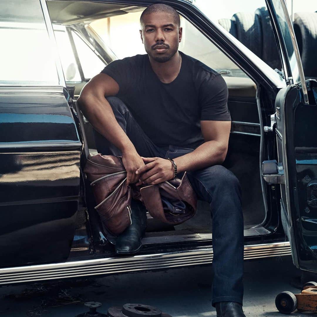 マイケル・B・ジョーダンのインスタグラム：「I’m also the face of @Coach Men’s fragrances. Inspired by All-American dreamers and the open road, #CoachPlatinum and #CoachforMen are my go-to daily colognes. #ad」