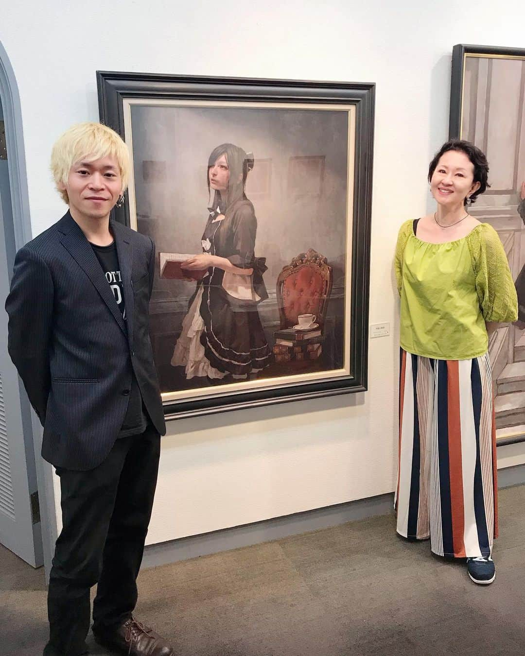 畑中葉子さんのインスタグラム写真 - (畑中葉子Instagram)「今井喬裕 画集出版記念展 泰明画廊 銀座 ・ ・ 私は今井さんの絵が好きだ ・ ・ #今井喬裕 #泰明画廊」6月7日 19時47分 - hatanaka_yoko