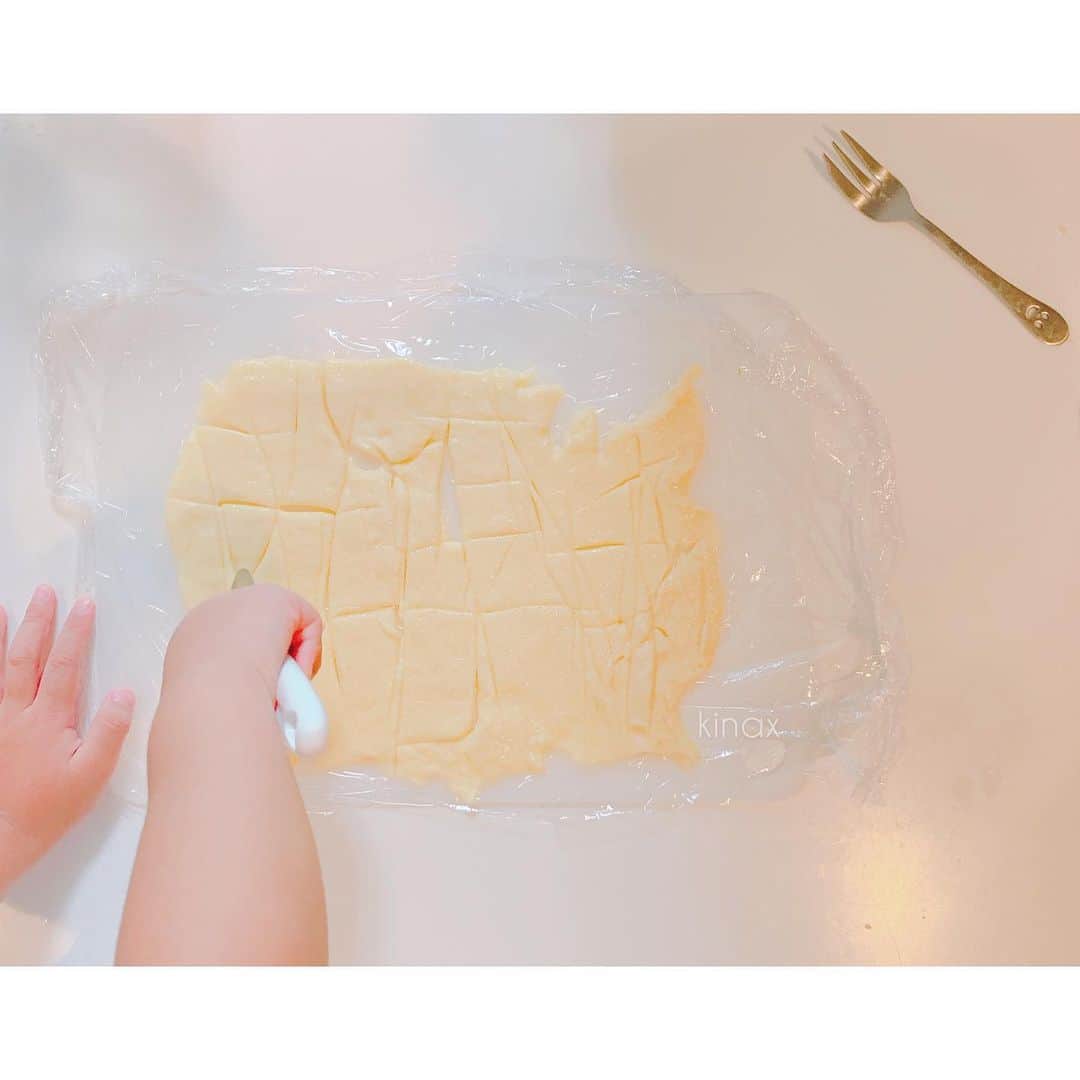 kinaxのインスタグラム：「. good afternoon(๑′ᴗ‵๑)☀in Japan, and good morning, good evening, good night for world friends! . 今日は午後から雨みたいだねぇ☔️ もうすでにジメジメしてるねʕ •́؈•̀ ₎ . . 最近よく作る甘酒クラッカーを焼こうと 生地を伸ばしていたら アメリカみたいな形になったので せっかくだから州の形に切ってみようと思ったら 「やいたい！やいたい！」なやりたがりちゃんが 乱入してきたので めった斬りになってしまったところʕ •́؈•̀ ₎笑 . まぁ、そうなるよね笑 . . 話はちょっと変わって 昨日むちこさんは ようやく帰ってきたちびっこ姉さんが 宿題を始めてしまったので 構って欲しくて 置いてある教科書を奪ったりして 取り合いになったよ(´Д` ) . 力じゃやっぱり敵わないむちこさんが ちびっこ姉さんの腕を雑巾絞りみたいに いー！っとつねったので コラ！って怒ったら大泣きʕ •́؈•̀ ₎苦笑 . . 泣きたいのはちびっこ姉さんの方だったのだけど コラ！の一言で泣くなんて まだまだかわゆいねぇʕ •́؈•̀ ₎♡ . 2人で大暴れした直後だから 汗がすごい笑 . . お互い大好きなんだけどねぇ… でもまぁ、喧嘩して仲直りの方法を学ぶしね。 . 2人とも色々がんばれ！笑 . . ジメジメ暑いけど、みんなも楽しい1日を♡ . #親バカ部 #甘酒クラッカー #ほぼ粉々 #kinaxvideo #泣いてるお顔もすき 2019/06/07」