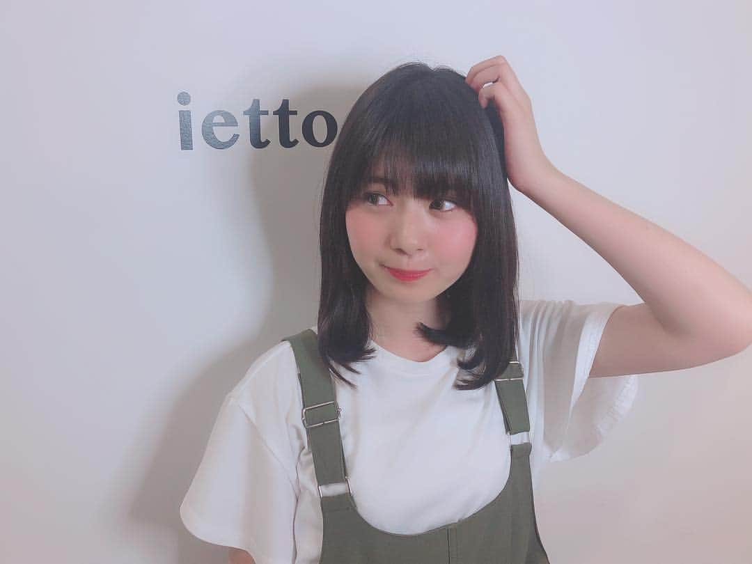 ゆなさんのインスタグラム写真 - (ゆなInstagram)「昨日『ietto』さんで トリートメントをして頂きました😳💗 oggi ottoトリートメントを して頂いたんですが、 とてもサラサラとぅるとぅるにして頂きました💗 髪の毛も凄く柔らかく 軽くなった気がします😜 皆さんもぜひ行ってみてください✌️✨ #超minimo美容部 #minimo #ミニモ  #PR #ietto」6月7日 13時20分 - _yunachannel