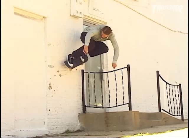 スラッシャーのインスタグラム：「DELA footy is GOLD 🏅 Watch his @ojwheels part on the Thrasher site 📺 @brian_delatorre」
