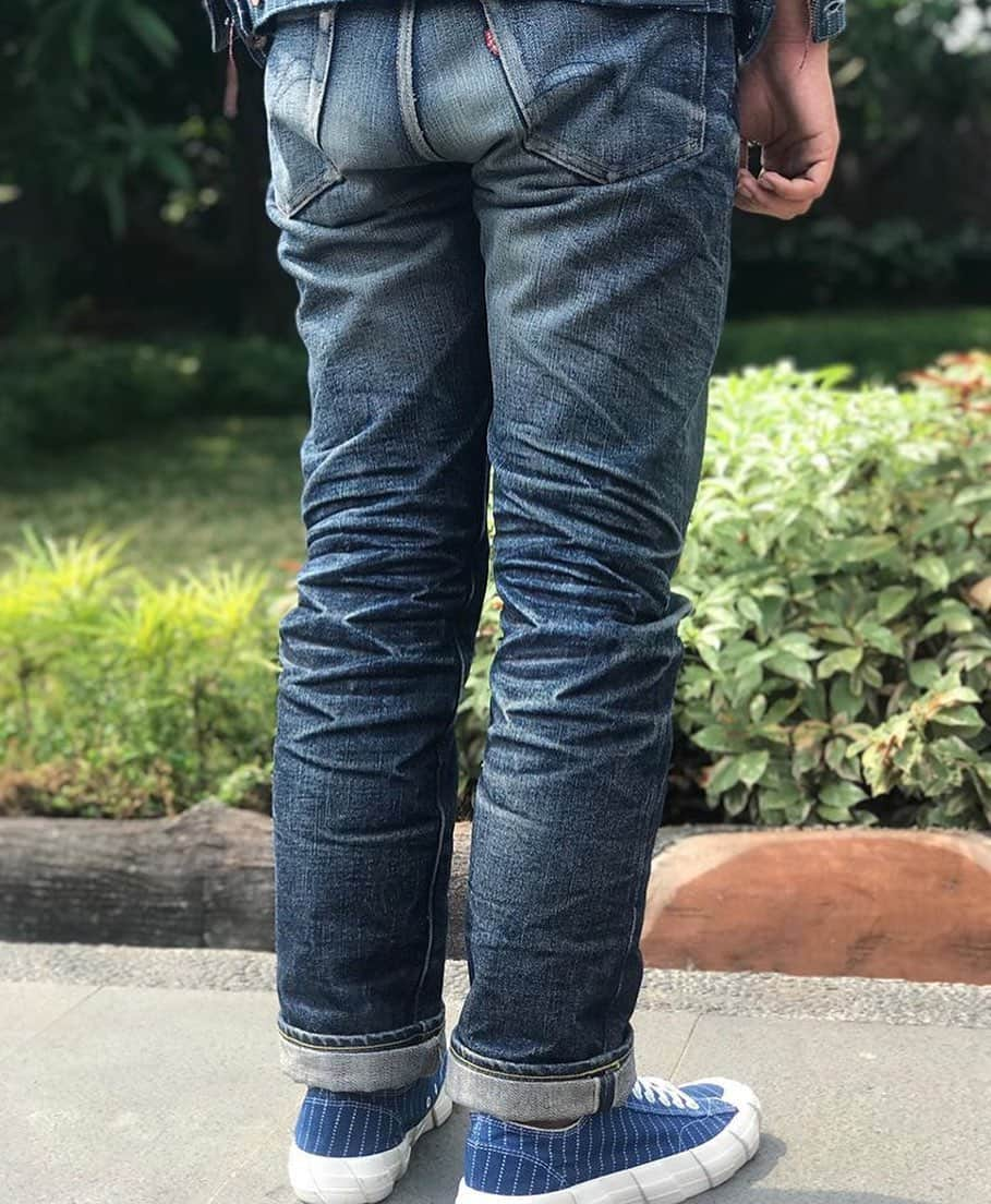 Denimioさんのインスタグラム写真 - (DenimioInstagram)「Happy #fadefriday y'all! This amazing pair of #samuraijeans is brought to you by @denimgeek_alcatraz015」6月7日 16時31分 - denimio_shop