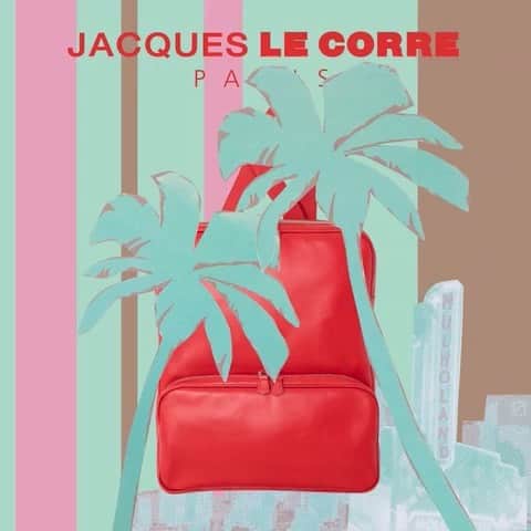のインスタグラム：「【JACQUES LE CORRE】 色を遊ぶ毎日 -Jouer de la couleur- Vol.03 Rouge puissance  JACQUES LE CORREの新企画「色を遊ぶ毎日」。第三弾は、華やかさの中に力を秘めた赤。大胆な花柄やビタミンカラーと合わせて開放的に、アースカラーなどの落ち着いた色合いのアクセントとしても。  #jacqueslecorre #lisbon #paris #bag #rouge #leather #leatherbag #backpack #red #spring #summer #colors #hpfrance #アッシュペーフランス #howpeoplelive」