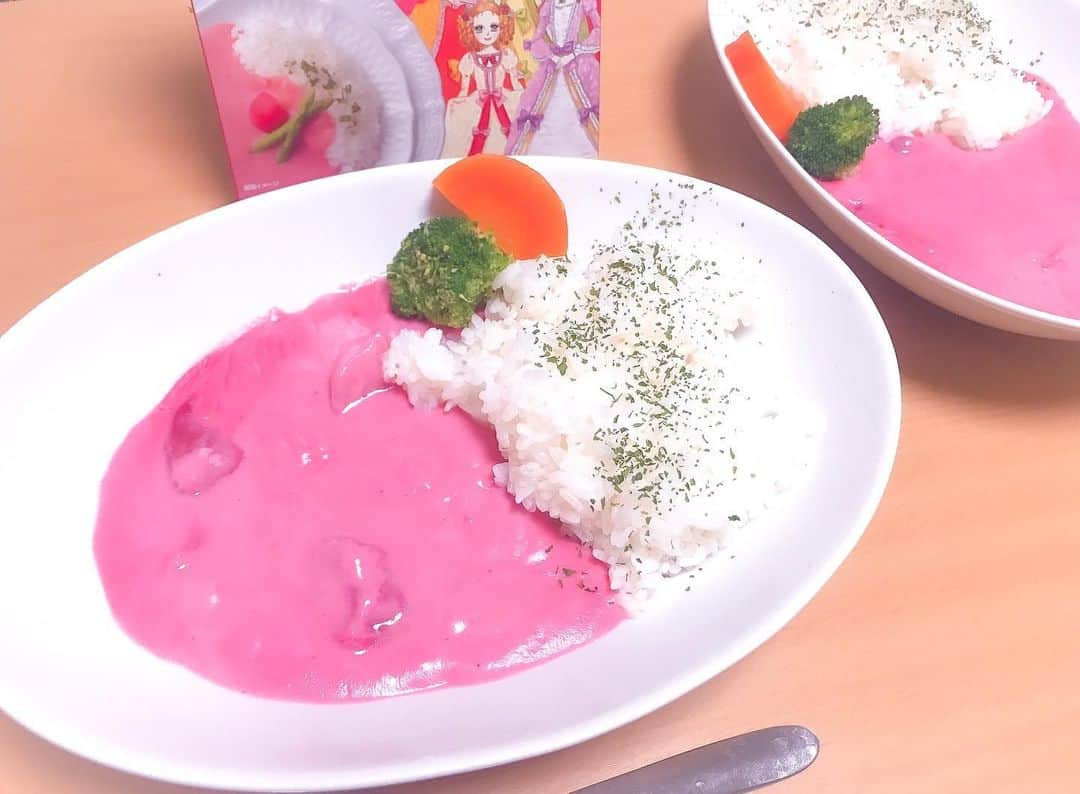 江崎びす子さんのインスタグラム写真 - (江崎びす子Instagram)「pink curry🍛💕うまたん」6月7日 17時52分 - bisukoezaki