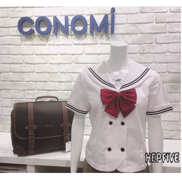 制服専門店CONOMiさんのインスタグラム写真 - (制服専門店CONOMiInstagram)「【HEP  FIVE店】  新作セーラー入荷!!🧡 . . シンプルだけどダブルボタンデザインが可愛い💕💕 どのスカートとも相性抜群！  私服にも合わせやすい1枚✨  是非店頭に見に来てください*\(^o^)/* . . ダブルボタンセーラー . ▽サイズ展開-S・M ▽¥9,800+TAX . . #conomi #制服 #JK  #jk制服 #オシャレ #可愛い #newarreval  #セーラー #osaka #umeda #hepfive」6月22日 14時01分 - conomi_official