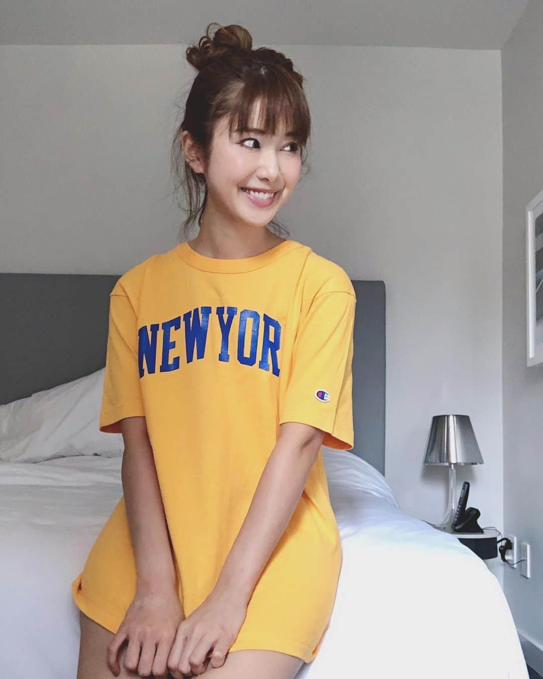 一木美里さんのインスタグラム写真 - (一木美里Instagram)「NEWYORK TをNEWYORKで着る🥳🤣 ここ数日はレッスンを受けたり お友達に会ったりして過ごしてます❤︎ tshirts #champion . . #MillyNycNyc #NewYork#Travel #チャンピオン#ニューヨーク #traveler#workout」6月22日 12時41分 - misato_ichiki