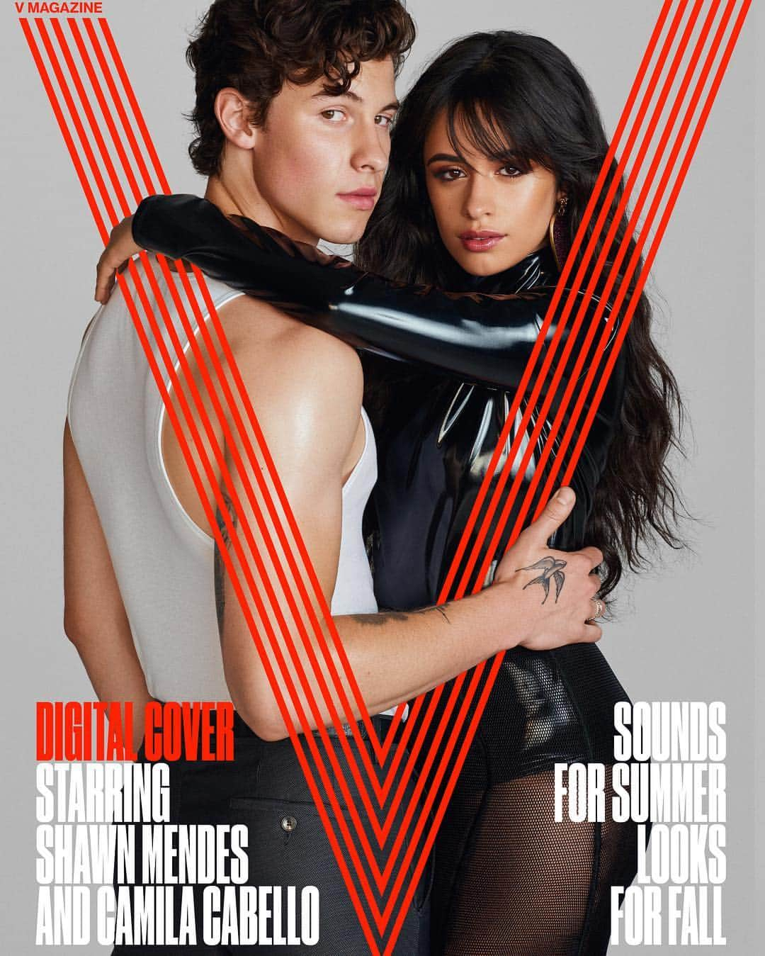 カミラ・カベロさんのインスタグラム写真 - (カミラ・カベロInstagram)「señor & señorita on the V Magazinita @vmagazine 🖤🌹」6月22日 5時13分 - camila_cabello