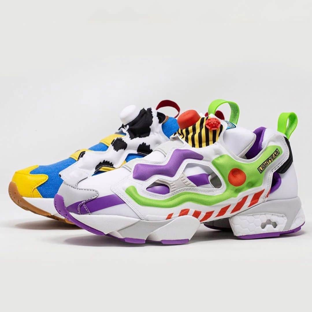 Nice Kicksさんのインスタグラム写真 - (Nice KicksInstagram)「Check out these unreleased @baitme x Toy Story @Reebok Instapump Fury‘s 👀 Would you have copped if these dropped?」6月22日 6時53分 - nicekicks
