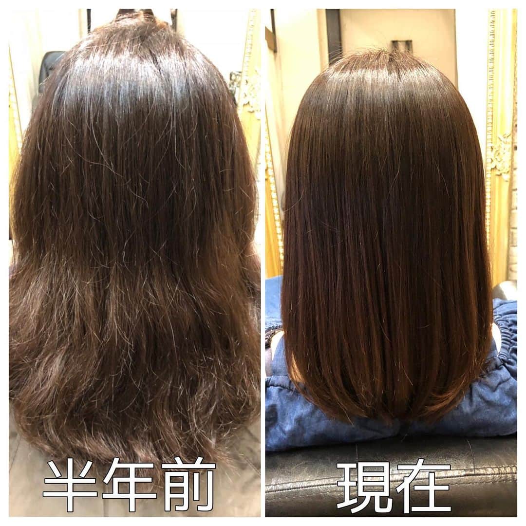 チダヨシヒロのインスタグラム：「パーマの失敗で広がってしまう髪から美髪縮毛矯正×髪質改善002を続けてきてここまぇ綺麗になりました✨﻿ 続けていくことで確実に綺麗な髪にしていきます☺️﻿ 半年間でもここまで結果が出て嬉しい😍﻿ これからもっと綺麗にできるようがんばります！﻿ ﻿ 【こんなお悩みをお持ちの方はぜひご連絡ください😊】﻿﻿﻿﻿﻿﻿﻿﻿﻿﻿﻿﻿﻿﻿﻿﻿﻿﻿ ﻿✂︎髪をキレイに改善していきたい✨﻿﻿﻿﻿﻿﻿﻿﻿﻿﻿﻿﻿﻿﻿﻿﻿﻿﻿ ﻿﻿✂︎『髪の毛キレイだね』って褒められたい✨﻿﻿﻿﻿﻿﻿﻿﻿﻿﻿﻿﻿﻿﻿﻿﻿﻿ ✂︎美容室でトリートメントをしても、いつもすぐ落ちてしまう😭﻿﻿﻿﻿﻿﻿﻿﻿﻿﻿﻿﻿﻿﻿ ✂︎ものすごくキレイな縮毛矯正をしてみたい✨﻿﻿ ﻿﻿﻿﻿﻿﻿﻿﻿﻿﻿﻿﻿﻿﻿﻿﻿﻿ ✂︎色持ちがいいカラーをしたい✨﻿﻿﻿﻿﻿﻿﻿﻿﻿﻿﻿﻿﻿﻿﻿﻿﻿ ✂︎アホ毛・毛羽立ちを抑えたい😭﻿﻿﻿﻿﻿﻿﻿﻿﻿﻿﻿﻿﻿﻿ ✂︎ツヤのある髪にしたい✨﻿﻿﻿﻿﻿﻿﻿﻿﻿﻿﻿﻿﻿﻿﻿﻿﻿﻿ ✂︎ダメージが気になる😭﻿﻿﻿﻿﻿﻿﻿﻿﻿﻿﻿﻿﻿﻿ ﻿﻿﻿﻿﻿﻿﻿﻿﻿﻿﻿﻿﻿﻿﻿﻿﻿ なんでもご相談ください⭐️﻿﻿﻿﻿﻿﻿﻿﻿ ﻿﻿﻿﻿﻿﻿﻿﻿﻿﻿ インスタグラムを見て﻿﻿﻿﻿﻿﻿﻿﻿﻿﻿﻿髪質改善や美髪縮毛矯正で﻿﻿ ご来店される方が都外からもかなり増えてきております😊﻿﻿﻿﻿﻿﻿﻿﻿ 気になる方はこちらの僕の美髪シリーズもご覧下さい✨﻿﻿﻿﻿﻿﻿﻿﻿﻿﻿﻿﻿﻿﻿﻿﻿﻿﻿﻿﻿ ↓↓↓ 『 #チダヨシヒロの髪質美人 』﻿﻿ ﻿﻿﻿﻿﻿﻿﻿﻿﻿﻿﻿﻿﻿﻿﻿﻿﻿ ﻿﻿﻿﻿﻿﻿﻿﻿﻿﻿﻿﻿﻿﻿﻿﻿ 【予約空き状況】﻿﻿﻿﻿﻿﻿﻿﻿﻿﻿﻿﻿﻿﻿﻿﻿﻿﻿﻿﻿ 6/22 満席﻿ 6/23 満席﻿ 6/26 17:00 カットカラー枠あり﻿ 6/27 14:00﻿ 6/28 10:00 カラーorカットのみ﻿ 6/29 満席﻿ 6/30 満席﻿ 7/3 17:00﻿ 7/4 10:00 カットのみ 14:00カラーのみorカットのみ﻿ 7/5 10:00 14:00﻿ 7/6 満席﻿ 7/7 11:30以降﻿ ﻿ ご予約・ご相談はトップURLにあるLINE@からかDM、またはネット予約よりご連絡くださいね✨﻿﻿﻿﻿﻿﻿﻿﻿﻿﻿﻿﻿﻿﻿﻿﻿ ﻿ 6月はほぼ埋まっています！﻿ 7月も空きがありますので、そちらもおススメ✨﻿ ﻿﻿﻿﻿﻿﻿﻿﻿ 【オンラインカウンセリング実地中】﻿﻿﻿﻿﻿﻿﻿﻿ 無料でオンラインカウンセリングを実施しておりますので髪のお悩みやご相談などがありましたらDMまたプロフィールURLからのLINE@より24時間365日受付ております😆﻿﻿﻿﻿﻿﻿﻿﻿﻿﻿﻿﻿ ﻿﻿﻿﻿﻿﻿﻿﻿﻿﻿﻿﻿ 髪にお悩みの方を1人でも多く綺麗になって欲しいという僕の気持ちの表れです🙇﻿﻿﻿﻿﻿﻿﻿﻿﻿﻿﻿ ﻿﻿﻿﻿﻿﻿﻿﻿ 【メニュー】﻿﻿﻿﻿﻿﻿﻿﻿﻿﻿﻿﻿﻿﻿﻿﻿﻿﻿﻿﻿ カット¥7000 髪質改善002¥10000（カラー・縮毛矯正・パーマと併用すれば¥5000） 美髪カラー¥7000〜 美髪縮毛矯正¥20000〜﻿﻿﻿﻿﻿﻿﻿﻿﻿﻿﻿﻿﻿﻿﻿﻿﻿ カットをされない方はシャンプー・ブロー代¥3000頂きます🙇﻿﻿﻿﻿﻿﻿﻿﻿﻿﻿﻿﻿﻿﻿﻿﻿﻿ メニューも沢山ご用意ありますので、料金と合わせて、プロフィールのURLからご確認ください😊﻿﻿﻿﻿﻿﻿﻿﻿﻿﻿﻿﻿﻿﻿﻿﻿﻿﻿﻿﻿ ﻿﻿﻿﻿﻿﻿﻿﻿﻿﻿﻿﻿﻿﻿﻿﻿ 桜新町・用賀より徒歩7分🚉﻿﻿﻿﻿﻿﻿﻿﻿﻿﻿﻿﻿﻿﻿﻿﻿﻿ 【Ｍｅｒｌｉ～ｈａｉｒ×ｌｉｖｉｎｇ～】﻿﻿﻿﻿﻿﻿﻿﻿﻿﻿﻿﻿﻿﻿﻿﻿﻿ 完全予約マンツーマン制のヘアサロン﻿﻿﻿﻿﻿﻿﻿﻿﻿﻿﻿﻿﻿﻿﻿﻿﻿ 【メルリヘアリビング】﻿﻿﻿﻿﻿﻿﻿﻿﻿﻿﻿﻿﻿﻿﻿﻿﻿ 📮東京都世田谷区用賀3-6-15細井ビル1F﻿﻿﻿﻿﻿﻿﻿﻿﻿﻿﻿﻿﻿﻿ ﻿﻿﻿﻿﻿﻿﻿﻿﻿﻿﻿﻿﻿ ﻿﻿﻿﻿﻿﻿﻿﻿﻿﻿﻿﻿ #縮毛矯正﻿﻿﻿﻿﻿﻿﻿ #髪質改善トリートメント﻿﻿﻿﻿﻿﻿ #縮毛矯正失敗﻿﻿ #自然な縮毛矯正﻿﻿﻿﻿﻿﻿﻿﻿﻿﻿﻿﻿ #根元折れ﻿ #髪質改善ストレート﻿﻿﻿﻿﻿﻿﻿﻿﻿﻿﻿﻿ #髪質改善縮毛矯正﻿﻿﻿ #髪質改善カラー﻿﻿﻿﻿﻿﻿﻿﻿﻿﻿﻿﻿ #縮毛矯正東京﻿ #縮毛矯正専門店﻿ #美髪になりたい﻿﻿﻿﻿﻿﻿﻿﻿﻿﻿﻿﻿ #キレイな髪﻿﻿﻿﻿﻿﻿﻿ #綺麗な髪﻿﻿﻿﻿﻿﻿﻿﻿﻿﻿﻿﻿ #髪の毛サラサラ﻿﻿﻿﻿﻿﻿﻿﻿﻿﻿﻿﻿ #髪をきれいにする美容室﻿﻿﻿﻿﻿﻿﻿﻿﻿﻿﻿﻿ #用賀﻿﻿﻿﻿﻿﻿﻿﻿﻿﻿﻿﻿ #桜新町﻿﻿﻿﻿﻿﻿﻿﻿﻿﻿﻿﻿ #くせ毛﻿ #毛髪改善﻿﻿﻿﻿﻿﻿﻿﻿ #ダメージ改善﻿﻿﻿﻿﻿﻿﻿﻿ #縮毛矯正上手い﻿﻿﻿﻿﻿﻿﻿ #枝毛﻿﻿﻿﻿﻿﻿﻿﻿﻿﻿﻿﻿ #切れ毛﻿﻿﻿﻿﻿﻿﻿﻿﻿﻿﻿﻿ #アホ毛﻿﻿﻿﻿﻿﻿﻿﻿﻿﻿﻿﻿ #ヘアケア美容師﻿﻿﻿﻿﻿﻿﻿﻿ #扱いやすい髪﻿﻿﻿﻿﻿﻿﻿﻿﻿﻿﻿﻿ #髪の悩み﻿﻿﻿﻿﻿﻿﻿﻿﻿﻿ #髪を綺麗にしたい﻿﻿﻿﻿﻿﻿﻿」