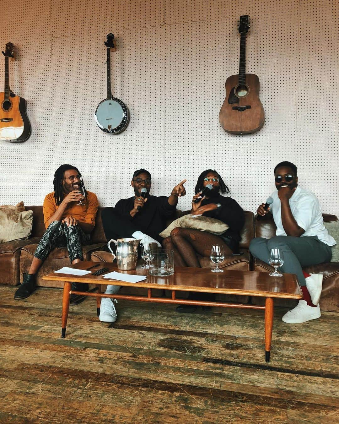 Paul Octaviousのインスタグラム：「I wanna thank @theblaqagenda for letting me talk about Impact in our community. To have these 3 beauties @mycallakeemriley @elijaa_ & @feltonkizer have a space to talk about the black identity in a queer space was everything I needed and more.  Podcast coming soon of the talk 🙏🏾❤️」