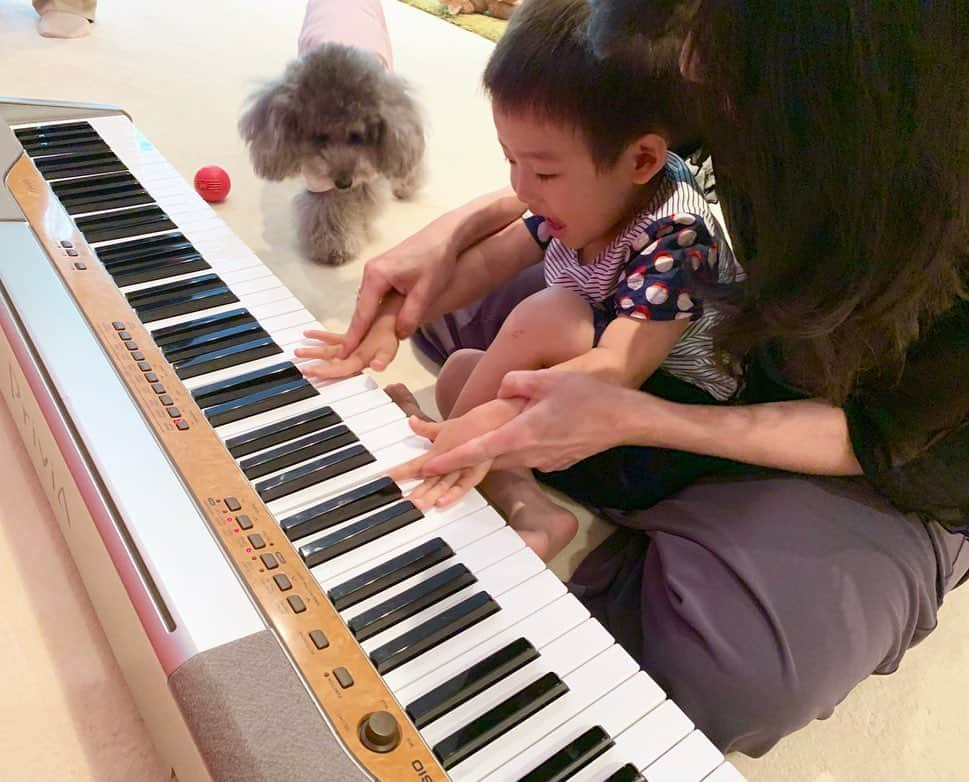 桜井未来さんのインスタグラム写真 - (桜井未来Instagram)「お婆ちゃん来て、ピアノ🎹😊💓 ママは、猫踏んじゃったしか弾けないからね😂💦（笑） ・ ・ ・ #ピアノ #piano #音楽  #ママ #男の子ママ #子育て #成長記録 #baby #ママ友募集 #赤ちゃんのいる生活 #ママサークル #ママイベント #ママ会 #都内ママ #ベビスタグラム #mamagirl #ベビフル #コドモダカラ #コドモノ #ママリ #親バカ部 #新米ママ東京部」6月22日 12時04分 - miki.sakurai0214