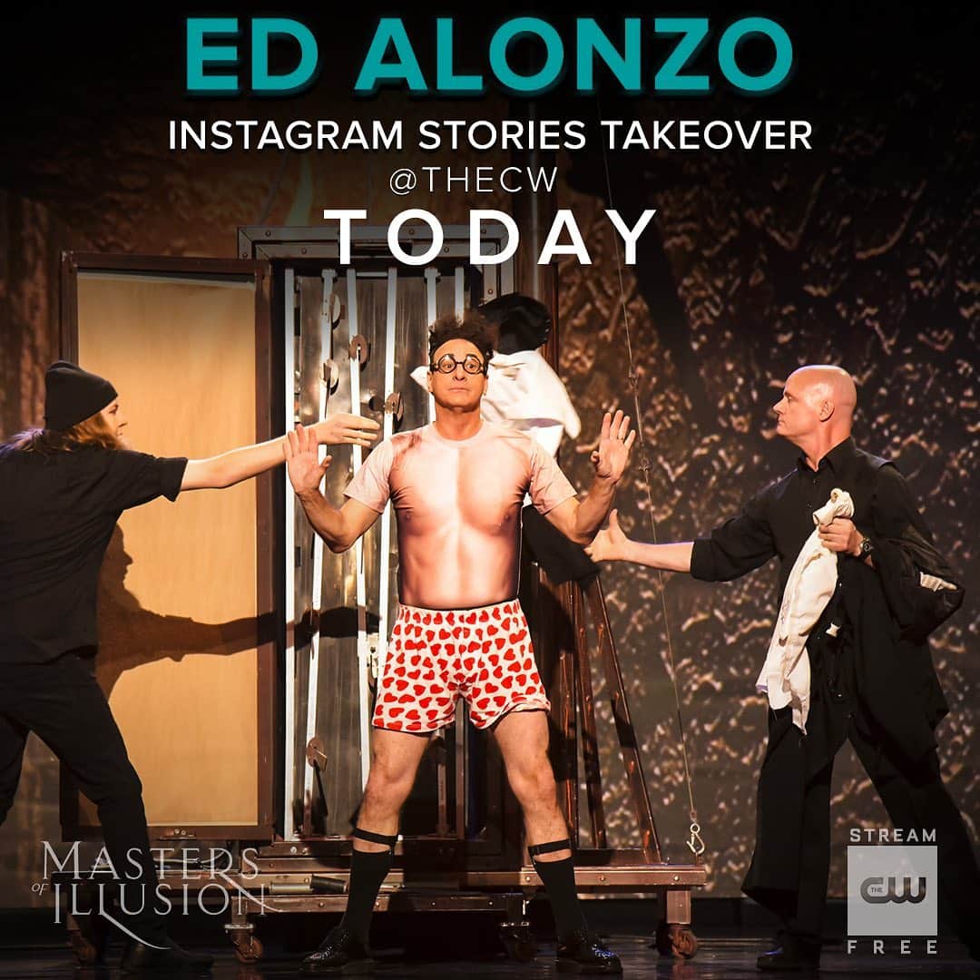 The CWさんのインスタグラム写真 - (The CWInstagram)「Hello, I’m Ed Alonzo, one of the magicians on Masters of illusion. Ill be taking over the CW page today promoting tonights premier episodes. Ill be on here live later today to take your questions. stay tuned. And don’t miss Masters of illusion tonight. Ill even have some tricks up my sleeve this afternoon.」6月8日 3時50分 - thecw
