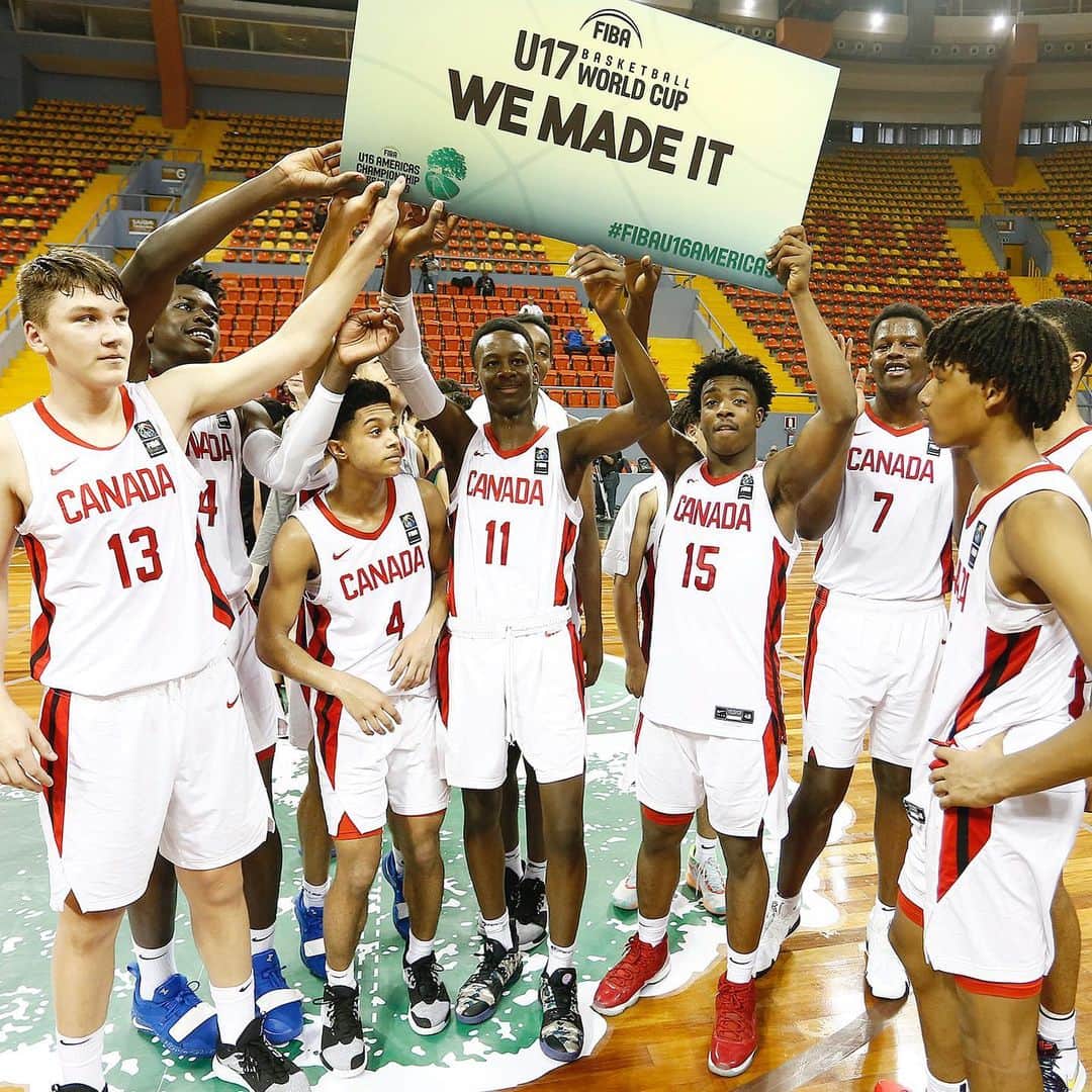 FIBAさんのインスタグラム写真 - (FIBAInstagram)「@canadabasketball 🇨🇦 is the first team from Americas to book their 🎟 to the #FIBAU17! 🎉 #FIBAU16Americas」6月8日 3時54分 - fiba