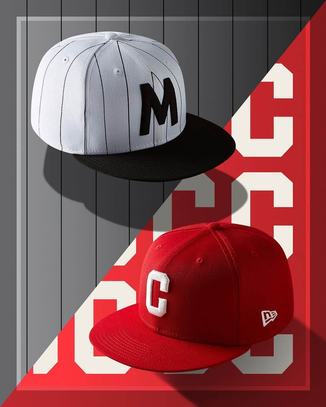 ニューエラ・キャップのインスタグラム：「Go back in time with the Milwaukee Bears and Pittsburgh Crawfords as they go head to head tonight. The Turn Back The Clock #59FIFTY Fitted Collection available now at neweracap.com」