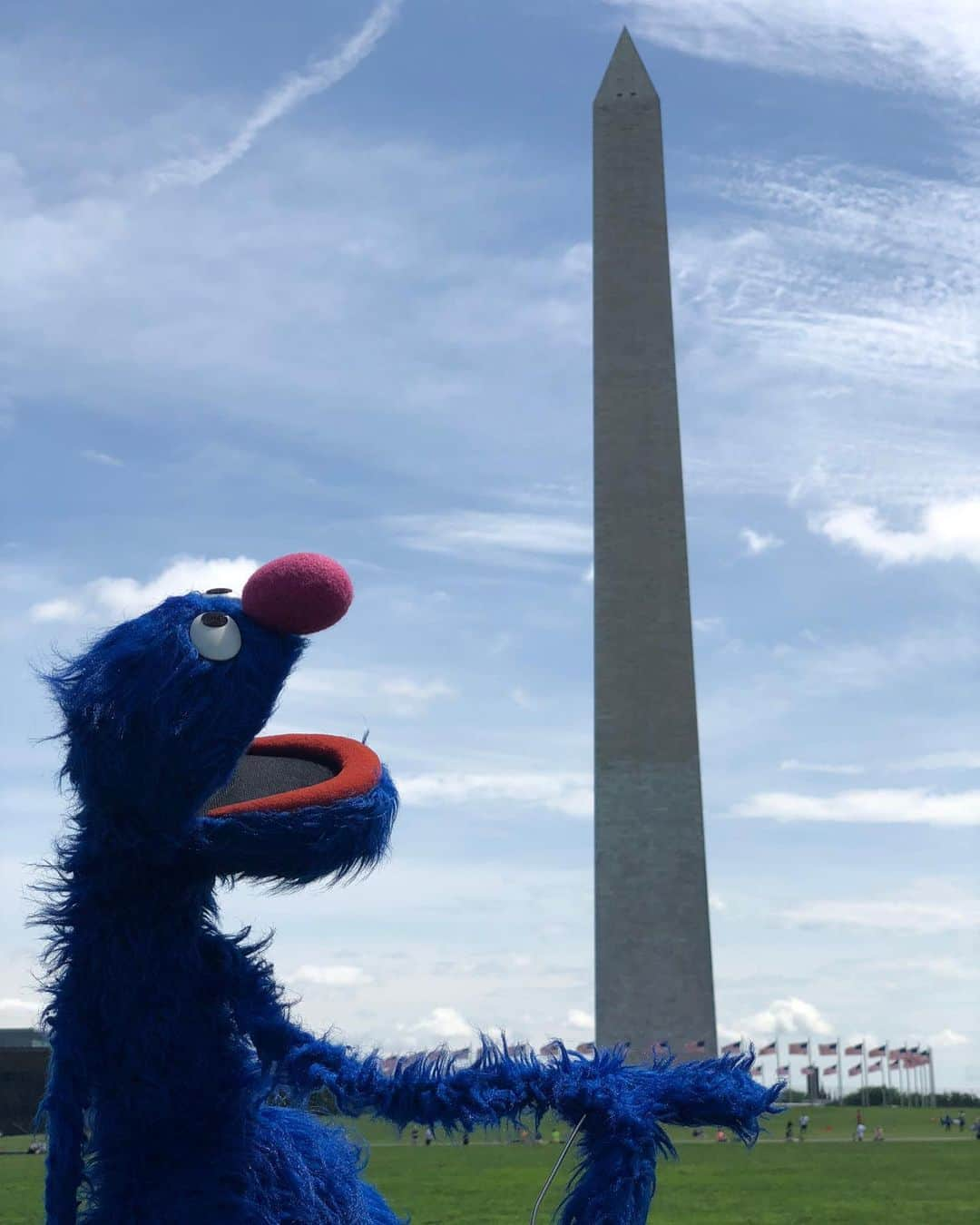 セサミストリートさんのインスタグラム写真 - (セサミストリートInstagram)「Sesame Street ➡️ Washington, D.C. Can’t wait to see everyone tomorrow at the Sesame Street Road Trip! 💚 @visitwashingtondc」6月8日 4時39分 - sesamestreet