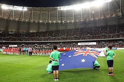 ムスタファ・アミニさんのインスタグラム写真 - (ムスタファ・アミニInstagram)「An amazing experience playing in front of 55k fans in South Korea.. Unfortunate result but proud of the team. Always proud and happy to represent Australia 🇦🇺⚽️😊🙏 #team #international #football #game #australia」6月8日 4時42分 - mustafaamini