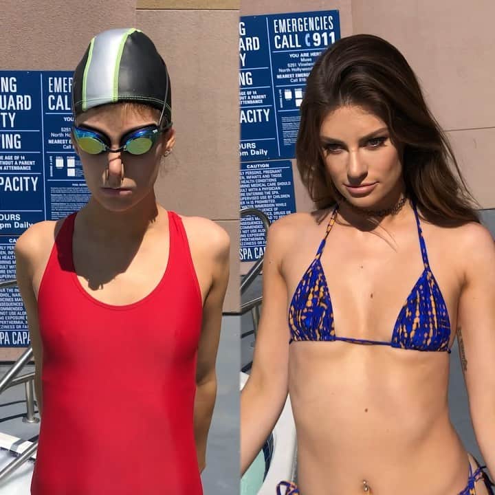 Hannah Stockingのインスタグラム：「My two moods this summer... ☀️」