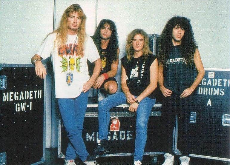 Megadethさんのインスタグラム写真 - (MegadethInstagram)「On tour with Megadeth circa 1990 🤘 📷: Gene Kirkland #megadeth #rustinpeace #fbf」6月8日 5時03分 - megadeth