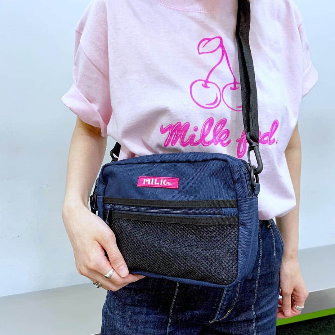 MILKFED.さんのインスタグラム写真 - (MILKFED.Instagram)「<<NEW ARRIVAL>>﻿﻿ 2WAY SHOULDER MESH BAG BAR Jr ¥5,000+TAX ﻿ ﻿ 🍒HARAJUKU LIMITED🍒﻿ SS TEE GLOW CHERRY﻿ ¥4,000＋TAX﻿ ﻿﻿ ﻿ #旅行 #イベント #キャンプ に #フェス﻿﻿ お友だちや彼とお揃いもオススメ♡﻿ ﻿ 今週末はぜひMILKFED.へご来店ください♡﻿﻿ ﻿﻿ ﻿﻿ #milkfed #milkfedjp ﻿﻿﻿﻿﻿﻿ #コーデ #casualstyle ﻿﻿﻿﻿﻿ #ガーリーストリート﻿﻿ #kawaii #Tシャツ﻿」6月7日 20時11分 - milkfedjp