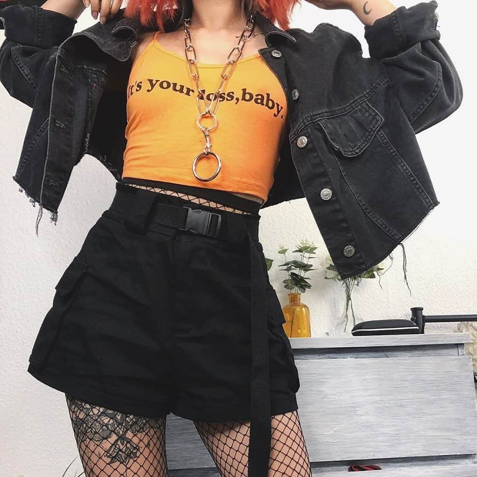 SHEINさんのインスタグラム写真 - (SHEINInstagram)「It's your loss,baby.🤨🧡 @mithara.bui 🔍Search:685334 🔗Link in bio. #SHEIN #SHEINgals #SHEINstyle #SHEINss2019 #shorts #vest」6月7日 20時18分 - sheinofficial