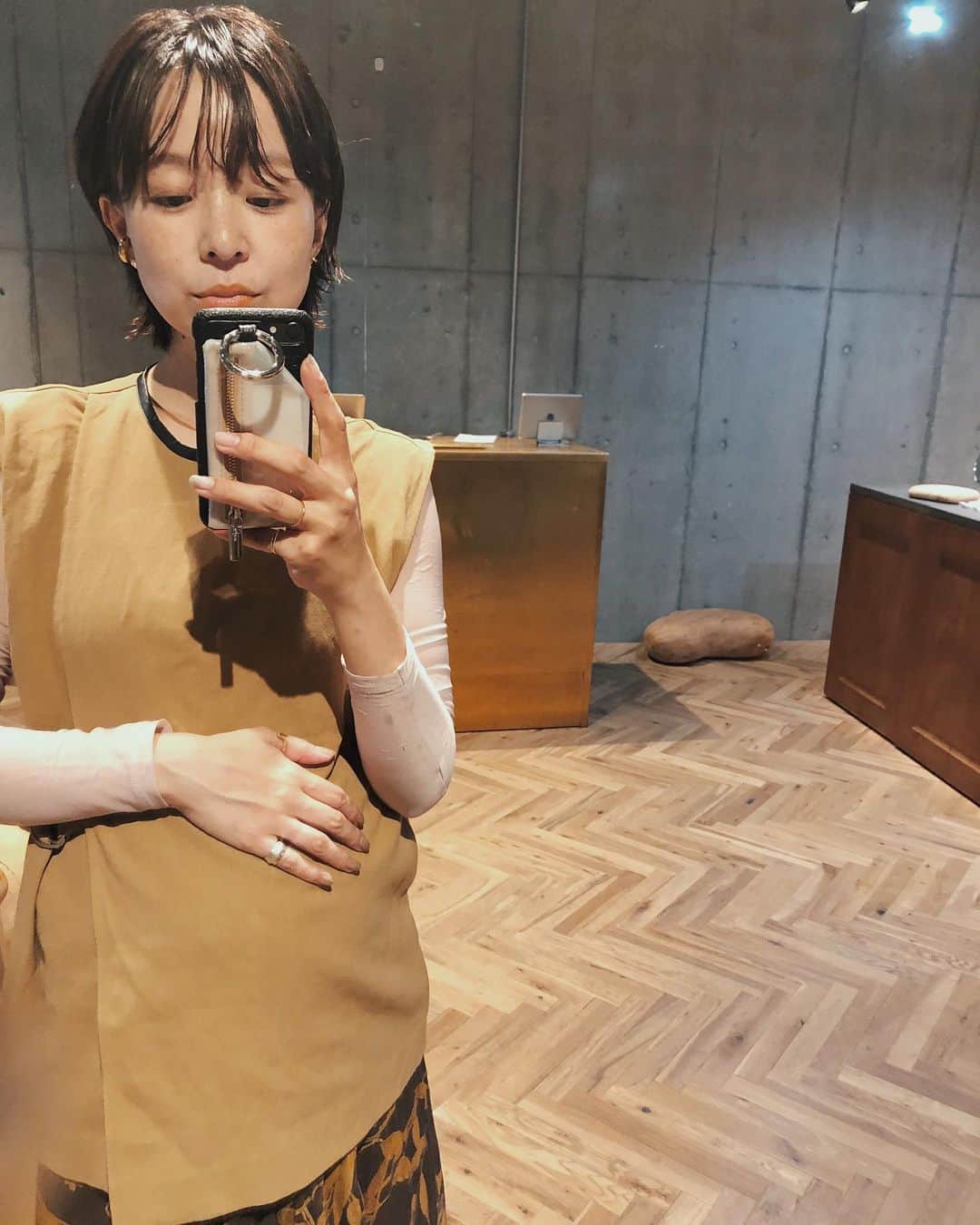 金子渚さんのインスタグラム写真 - (金子渚Instagram)「ここ数日でのお腹の出が凄い🤰」6月7日 21時11分 - nagisakaneko