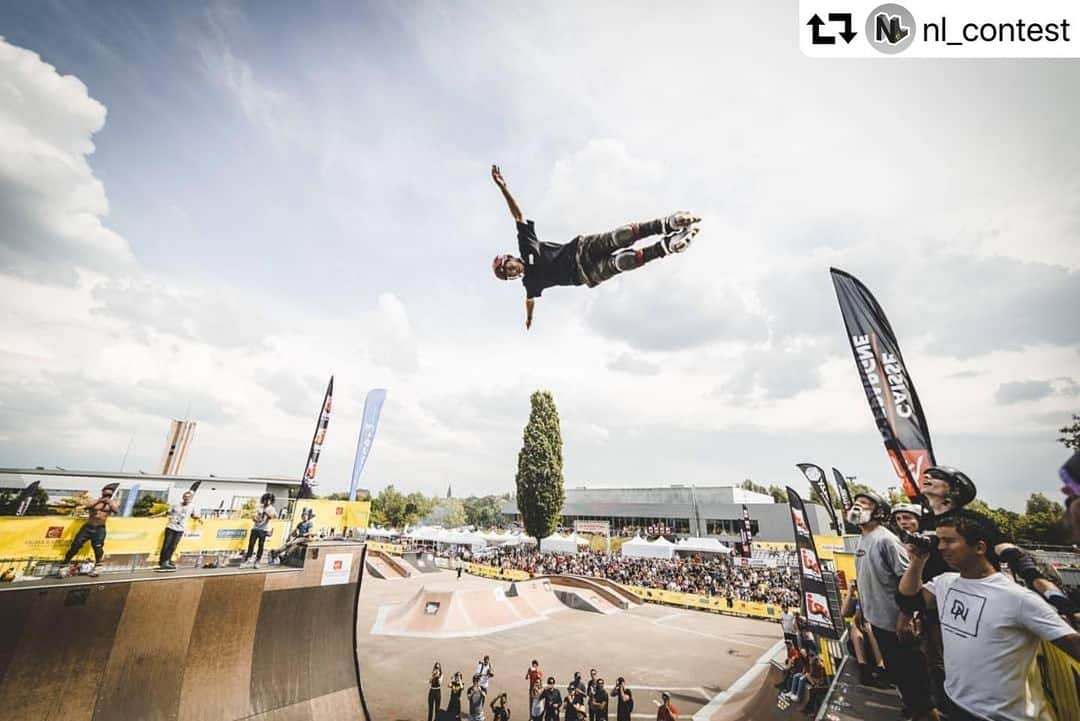 安床武士さんのインスタグラム写真 - (安床武士Instagram)「FLYING🦅 Thank you @nl_contest !! 📷 @jennifer.lindini 🙏 @goodskates_inc  @usdskates  @canamonroad_japan  @lzbn_official  @papasu1048  #usdskates #usdaeon #aeon72 #goodskates #BRPjapan #papasu #deeport #virusjapan #inlineskate #rollerblading #keeprolling #インラインスケート #ローラーブレード #takeshiyasutoko #安床武士  #repost @nl_contest ・・・ Christ Air by @takeshiyasutoko #nlcontest2019 #strasbourg Photo : @jennifer.lindini」6月7日 21時24分 - takeshiyasutoko