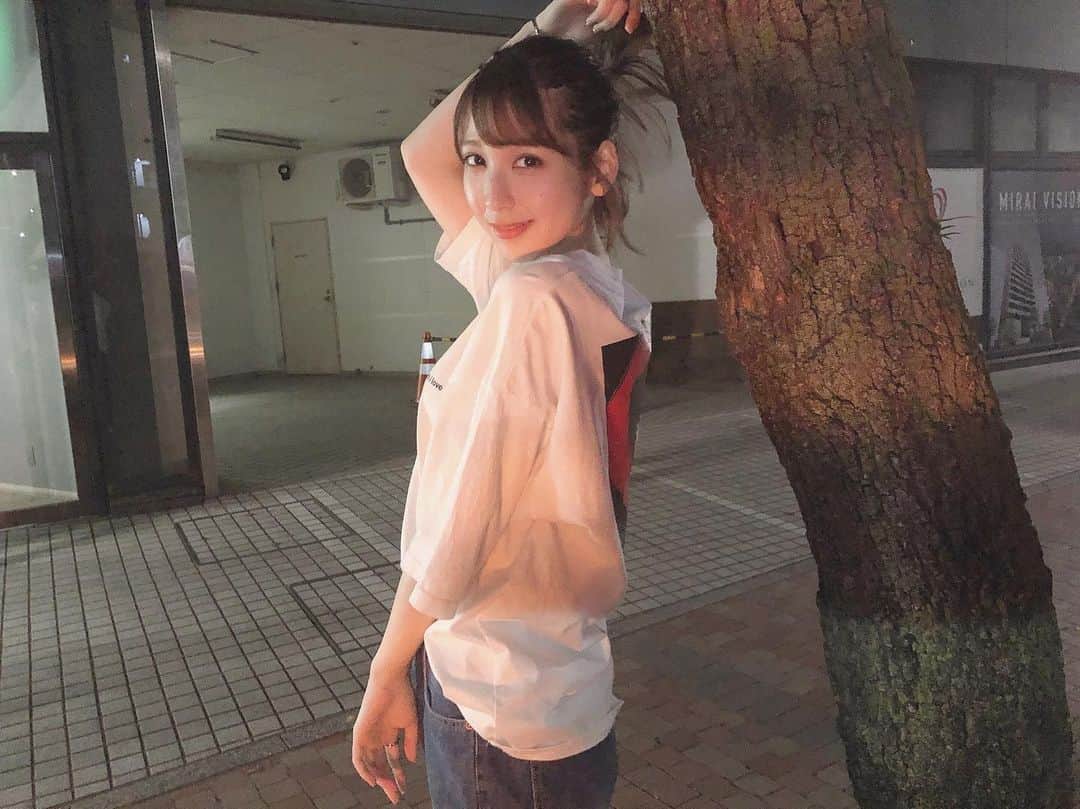 松岡菜摘のインスタグラム：「. . 公演でポニーテールできた！！ 髪伸びた証拠だー！うれしい . #ポニーテール #hairstyle #hairarrange」