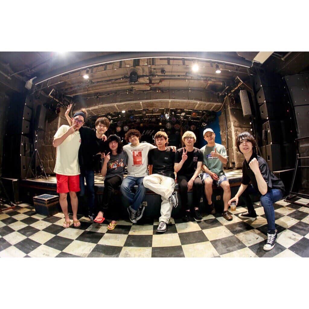 白山治輝さんのインスタグラム写真 - (白山治輝Instagram)「Brian the Sun ✖️WOMCADOLE 東京でライブし始めの頃にお世話になりまくったLOFTでできた関西バンドの2マン。  #brianthesun  #womcadole」6月7日 21時32分 - harukithesun