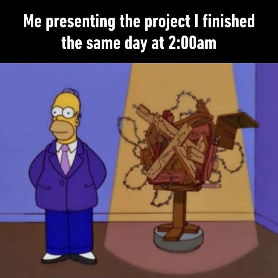 9GAGさんのインスタグラム写真 - (9GAGInstagram)「At least I'm proud of my work⠀ #presentation #school #simpson #9gag」6月7日 22時03分 - 9gag