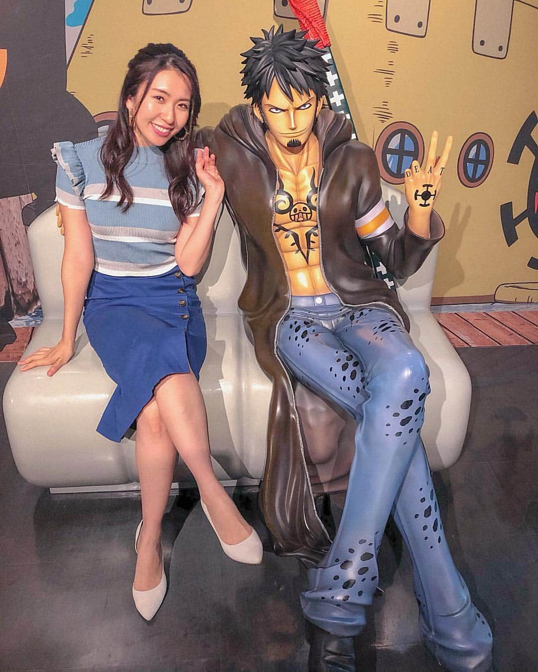 mimiさんのインスタグラム写真 - (mimiInstagram)「ちょっと魔が差しまして🥺 ・ #浮気 #ごめんなさい #まぁ顔や雰囲気も大事だよね #でも見た目と雰囲気でいったらサボが好き #でもウソップが一番好きだよ #マルコって45歳なんだね #マジで見えない #若すぎ #ワンピース #ワンピースタワー #麦わらの一味 #海賊同盟 #トラガルファーロー #ロー #ハートの海賊団 #死の外科医 #王下七武海 #DEATH  #トラ男 #オペオペの実 #白ひげ海賊団 #マルコ #不死鳥マルコ #トリトリの実 #念願のワンピースタワー #東京タワー #mimiのオフ」6月7日 23時48分 - chan.mi3