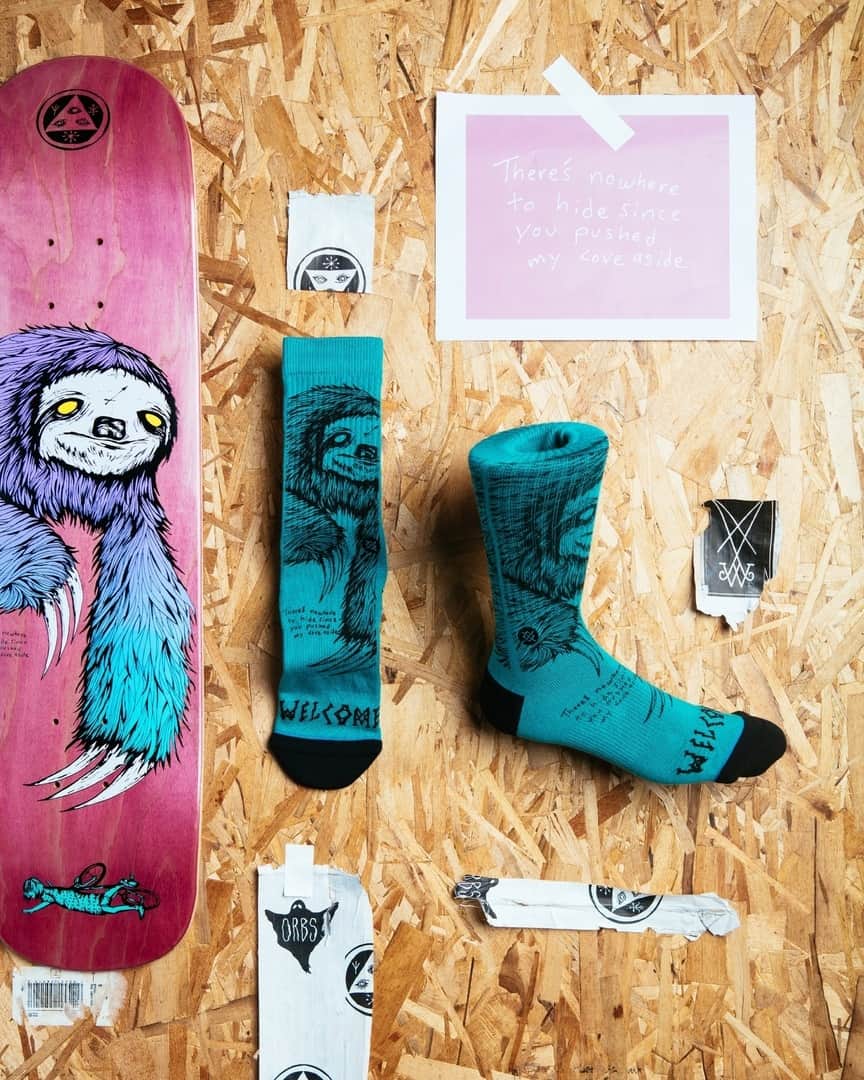 Stanceさんのインスタグラム写真 - (StanceInstagram)「Breaking the mold 🔮 Stance Skateboarding Is proud to partner with @welcomeskateboards on a new collaborative collection. Known for it's quirky shapes, hand-drawn graphics, and a close-knit family of unique team riders, Welcome continues the celebration of creativity and individuality that skateboarding was built on. Hit our link in bio to shop the full collection, including Sock and Underwear designs. #StanceSkateboarding」6月8日 0時00分 - stanceofficial