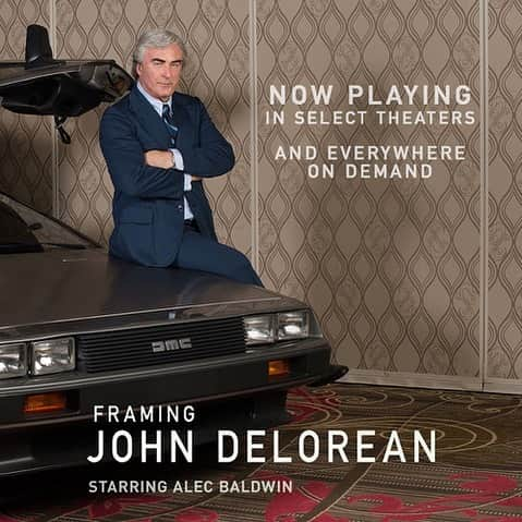 アレック・ボールドウィンさんのインスタグラム写真 - (アレック・ボールドウィンInstagram)「My new film @FramingJohnDeLorean, a fascinating new look at the extraordinary life of John DeLorean, is NOW PLAYING in select theaters and everywhere on demand!  Tap the link in the bio for more info.」6月8日 0時05分 - alecbaldwininsta