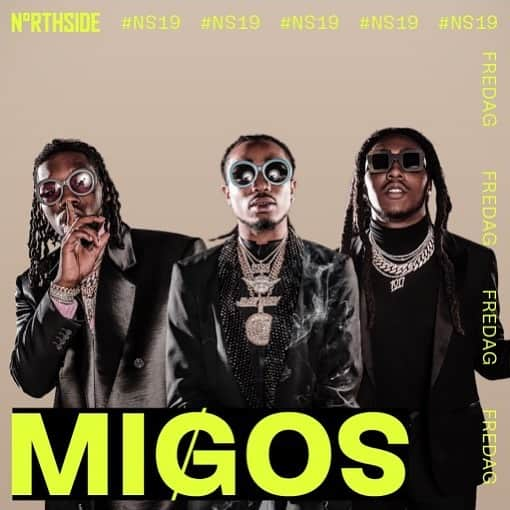 Migosさんのインスタグラム写真 - (MigosInstagram)「N A W F S I D E 🇩🇰 W E  T A K I N G  O V E R  @northside_dk T O D A Y !」6月8日 0時25分 - migos