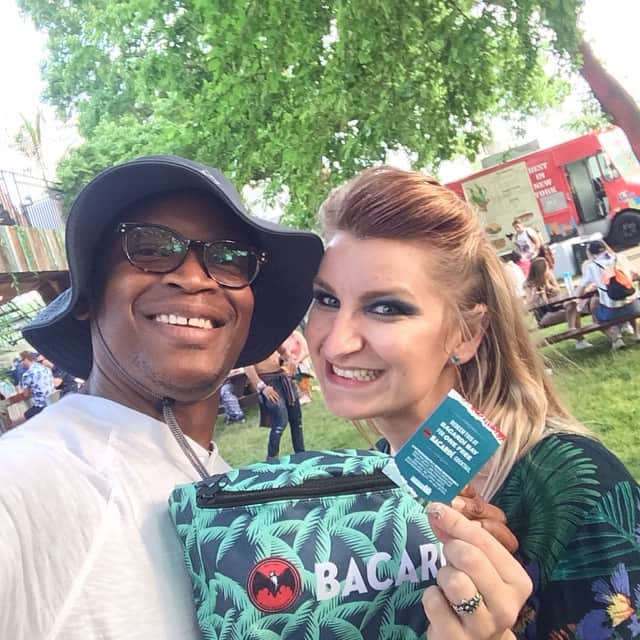 ラリー・ギリアード・Jrさんのインスタグラム写真 - (ラリー・ギリアード・JrInstagram)「Late...but here’s more of my @govballnyc experience! With my new homie Tricia @bacardiusa #govballnyc #2019 @liltunechi #nyc」6月8日 0時56分 - thereallgjr