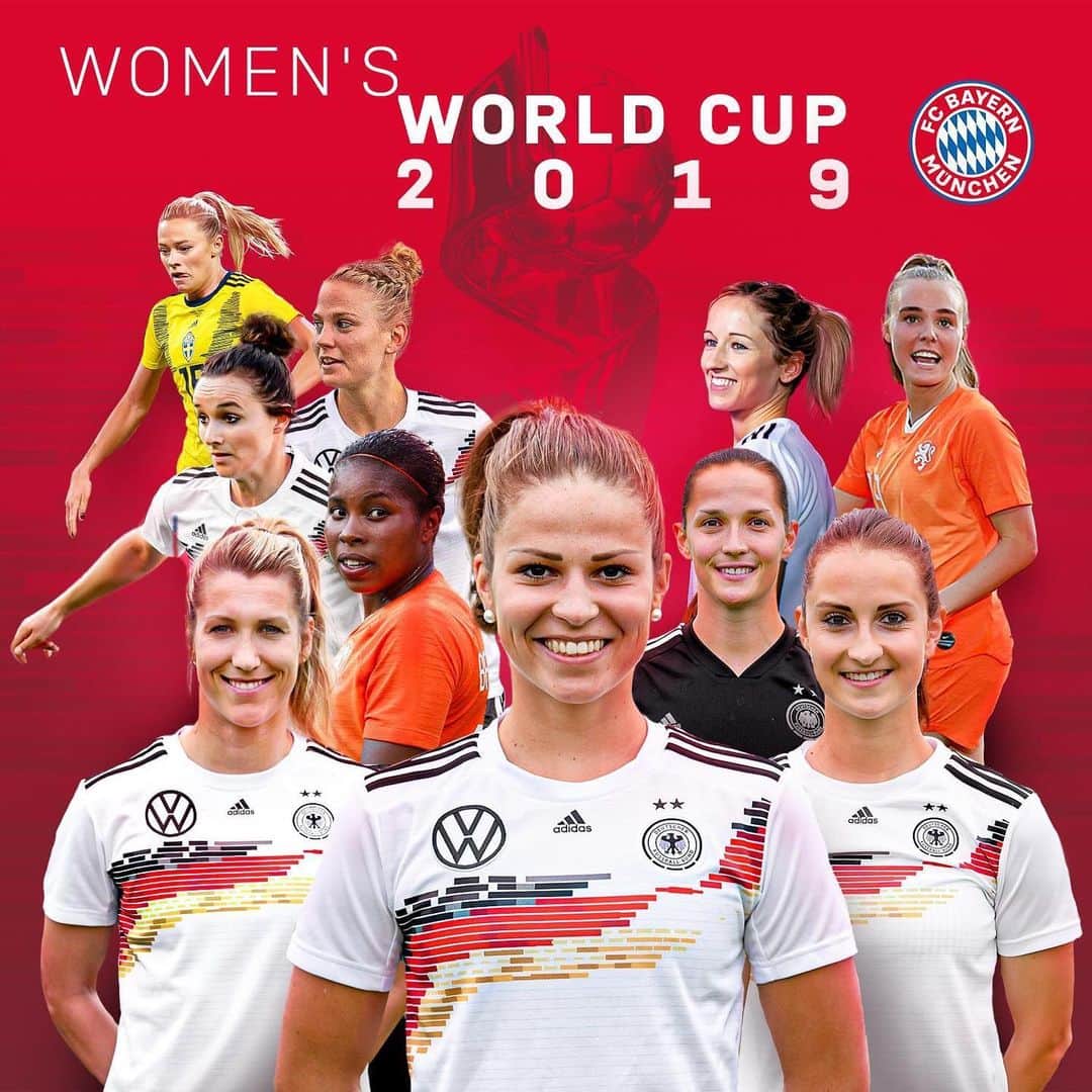 バイエルン・ミュンヘンさんのインスタグラム写真 - (バイエルン・ミュンヘンInstagram)「Good luck to the @fcbfrauen at the #FIFAWWC 👊  We'll be cheering you on, girls 🙌 #packmas #MiaSanMia」6月8日 1時06分 - fcbayern