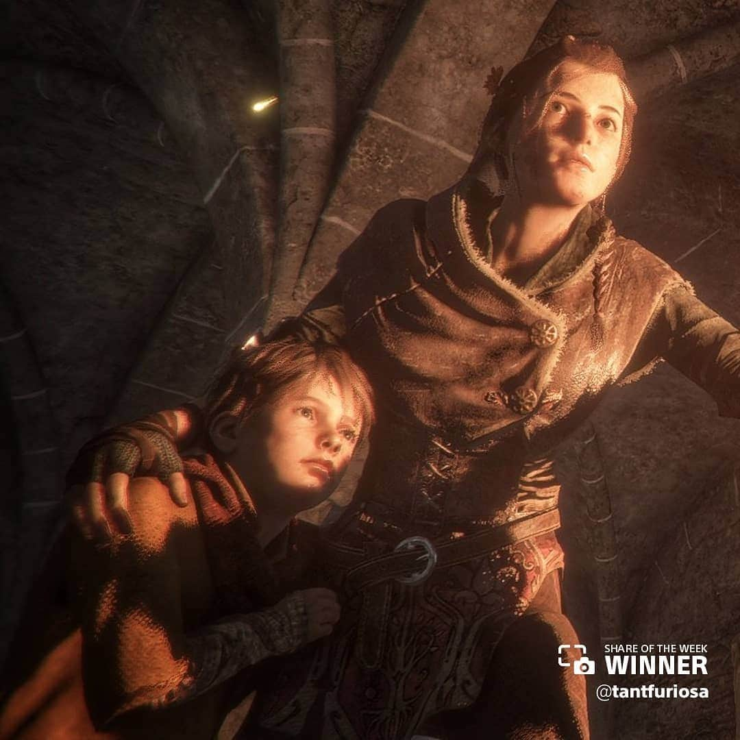 PlayStationさんのインスタグラム写真 - (PlayStationInstagram)「A brother and sister escape from bloodthirsty rats and disease-ridden villagers in A Plague Tale: Innocence. Next week’s Share of the Week theme: The Elder Scrolls Online」6月8日 2時25分 - playstation