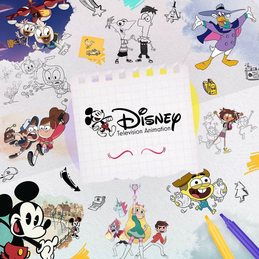 Disney Channelさんのインスタグラム写真 - (Disney ChannelInstagram)「Follow @disneytva to get an inside look at all of your favorite Disney Television Animation shows!」6月8日 2時36分 - disneychannel