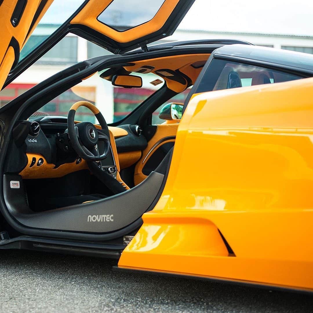 CARLiFESTYLEさんのインスタグラム写真 - (CARLiFESTYLEInstagram)「Orange McLaren 720s N-Largo by @novitecgroup | 👍🏼or👎🏼? Photo by @srs_swissrichstreets #carlifestyle」6月8日 13時00分 - carlifestyle