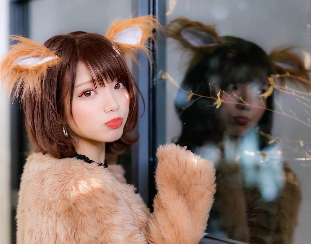 のインスタグラム：「でり狐🦊💕笑」