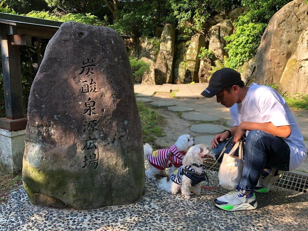 松田陸さんのインスタグラム写真 - (松田陸Instagram)「⚽️ この間のオフで有馬温泉にペットと泊まれるホテルに行ってきました‼︎ #有馬温泉 #ココラキ」6月8日 14時07分 - riku_matsuda_02_official