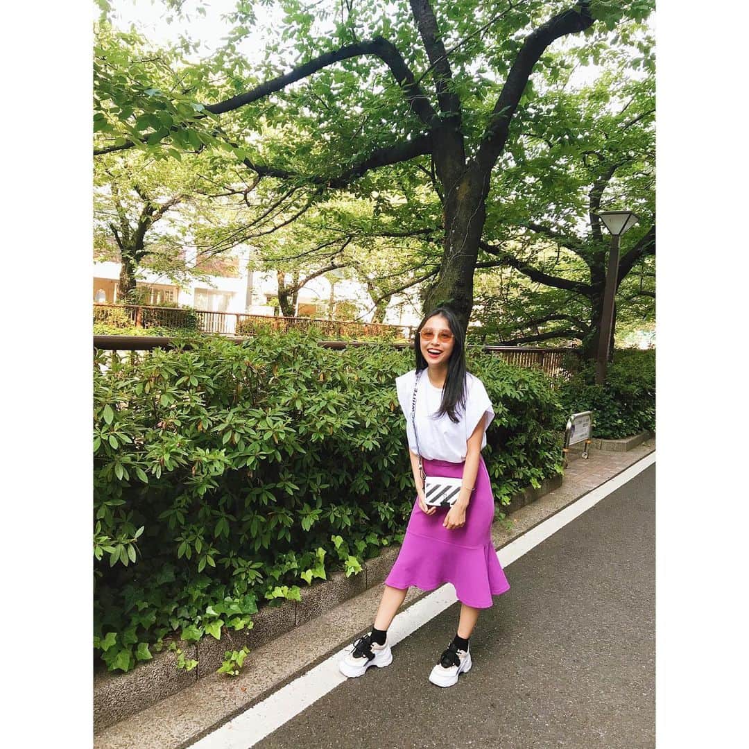 渡辺未優のインスタグラム：「. 中目黒🍃 . うれしい報告があったことを 思い出す☺︎ . .」