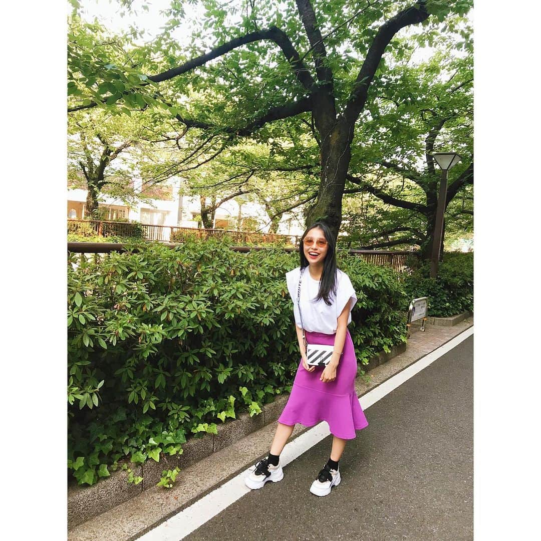 渡辺未優さんのインスタグラム写真 - (渡辺未優Instagram)「. 中目黒🍃 . うれしい報告があったことを 思い出す☺︎ . .」6月8日 14時07分 - _miyu.w_