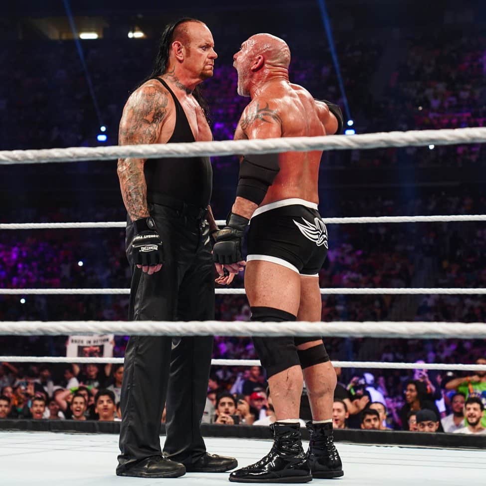 WWEさんのインスタグラム写真 - (WWEInstagram)「First. Time. Ever. #Undertaker vs @goldberg95 #WWESSD」6月8日 6時45分 - wwe