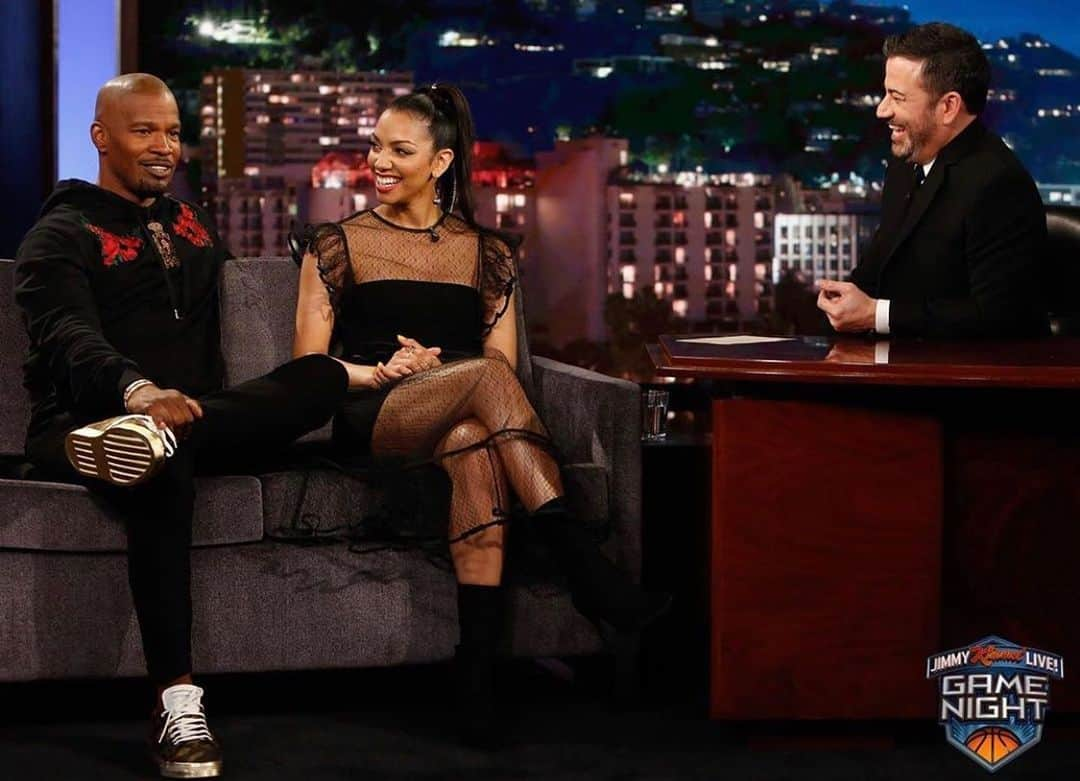 ジェイミー・フォックスさんのインスタグラム写真 - (ジェイミー・フォックスInstagram)「Catch me on @jimmykimmellive tonight after the game with my beautiful daughter @corinnefoxx. 8/7c #beatshazam」6月8日 7時13分 - iamjamiefoxx