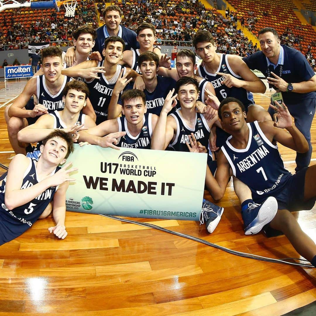 FIBAさんのインスタグラム写真 - (FIBAInstagram)「@cabboficial 🇦🇷 just booked their 🎟 to the #FIBAU17! 🎉 #FIBAU16Americas」6月8日 8時31分 - fiba